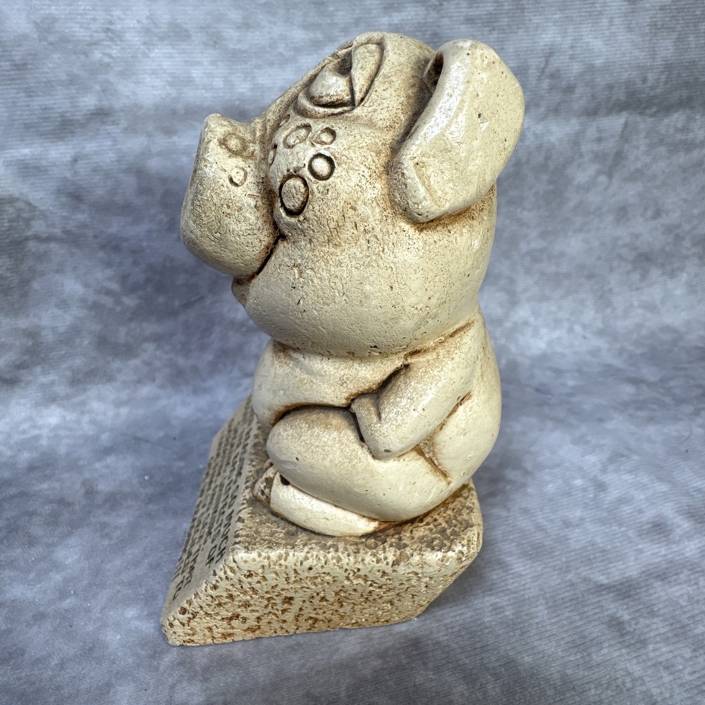 READ Bad Effects Sex Smokin Drinkin 1981 VTG Wood Figure Hand Carved PAULA 80s - Picture 7 of 8